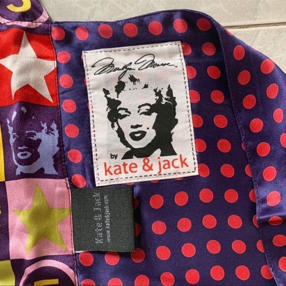 Marilyn Monroe sleeveless 100% silk top - Picture 6 of 9